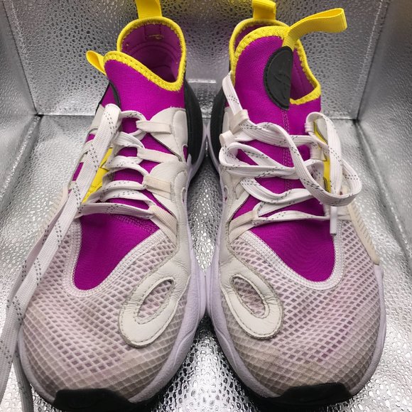 Nike Huarache E.D.G.E. TXT QS Magenta Neon White bq5206-500 - Picture 3 of 7